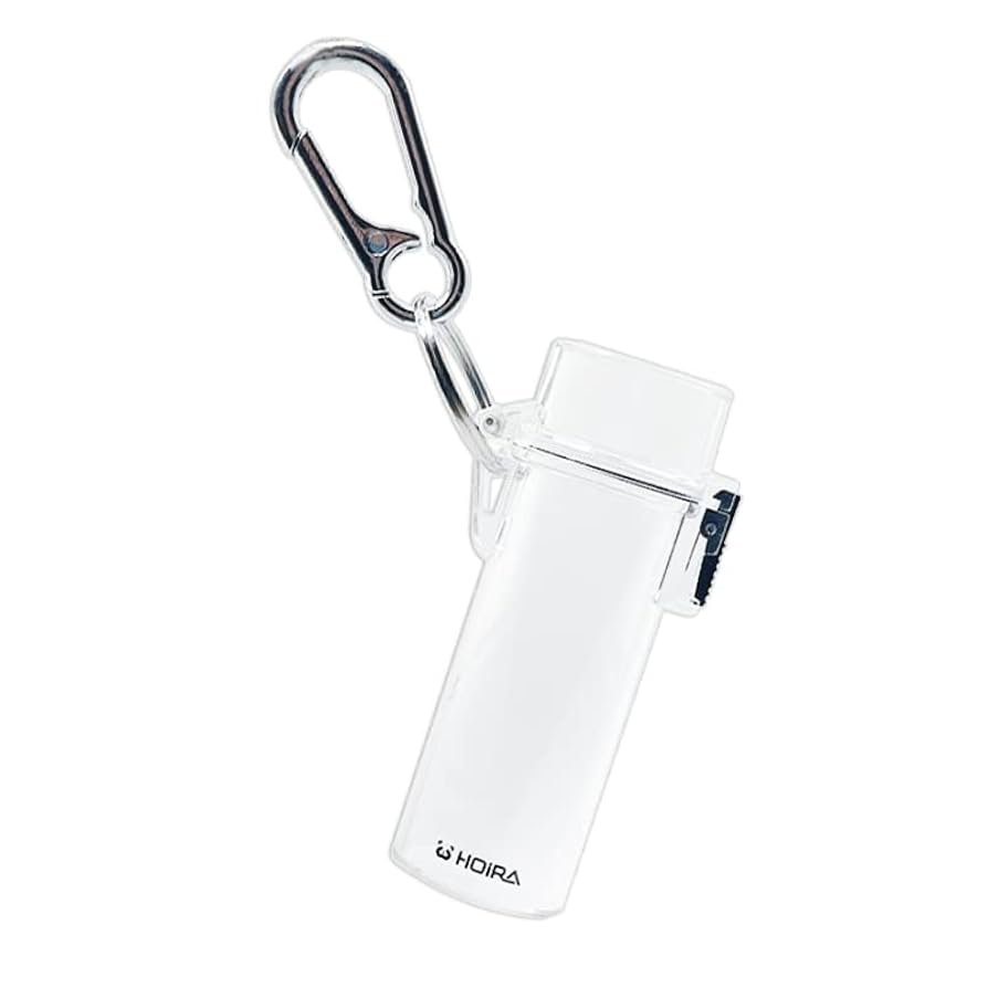 Amazon.co.jp: HOIRA 防水ライターケース 透明 クリア 多機能